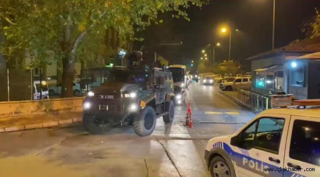 Kayseri'nin Fevzioğlu Mahallesi'nde şafak operasyonu: 50 gözaltı