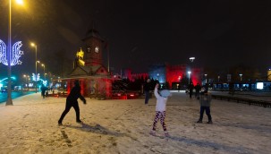 Kayserililer karın keyfini çıkardı