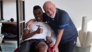 Kayserispor'un yıldızı Mensah şehre döndü