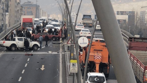 Kocasinan Bulvarı'nda kaza: 3 yaralı