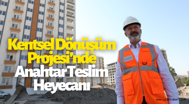 Kocasinan'da kentsel dönüşüm anahtar teslim töreni