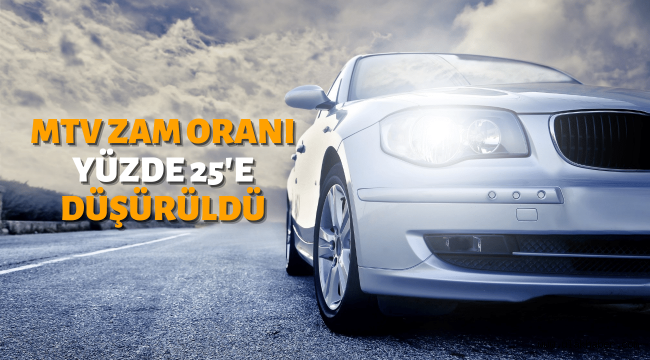 Motorlu Taşıtlar Vergisi zam oranında indirime gidildi