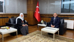 Necibe Nine'den Başkan Büyükkılıç'a ziyaret