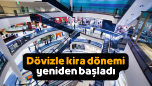 AVM'lerde dövizle kira dönemi yeniden başladı