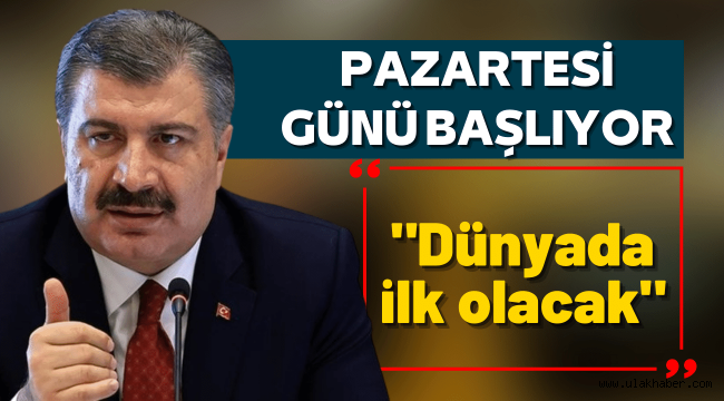 Bakan Koca'dan TURKOVAC açıklaması