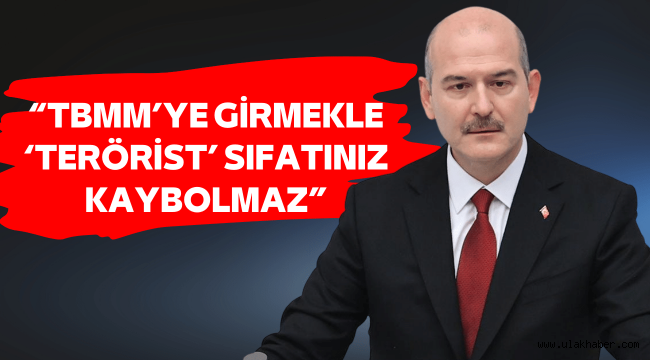 Bakan Soylu isim vermeden HDP'ye yüklendi