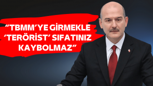 Bakan Soylu isim vermeden HDP'ye yüklendi