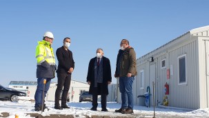 Başkan Büyükkılıç'tan havalimanı incelemesi