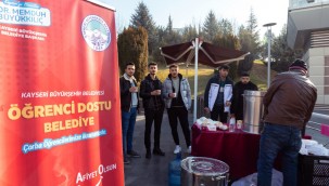 Başkan Büyükkılıç'tan tüm üniversite ve merkez kütüphanelerde sıcak çorba hizmeti