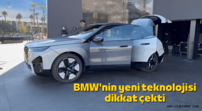 BMW'nin göz alan teknolojisi: Otomobilin rengi saniyeler içinde değişiyor