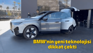 BMW'nin göz alan teknolojisi: Otomobilin rengi saniyeler içinde değişiyor