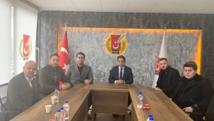 Büyük Birlik Partisi heyetinden Gazeteciler Cemiyeti'ne ziyaret