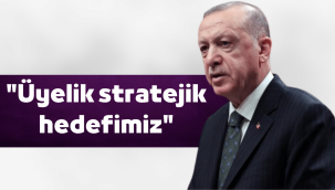 Cumhurbaşkanı Erdoğan'dan AB üyelik açıklaması