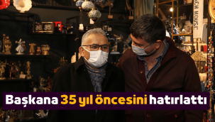 Esnaf ziyaretine giden Başkan Büyükkılıç'a 35 yıl öncesini hatırlattı