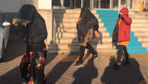 Hırsızlık yaparken suçüstü yakalanan şahıslar adliyeye sevk edildi