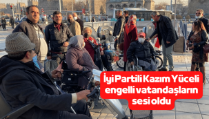 İyi Partili Kazım Yücel, engelli vatandaşlarla bir gün geçirdi