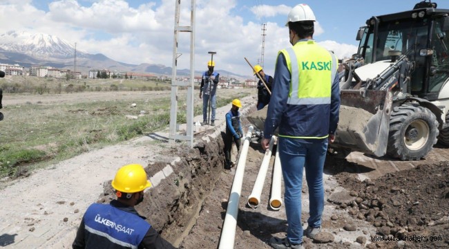 KASKİ'den Develi'ye 7 milyon 778 bin TL'lik yatırım