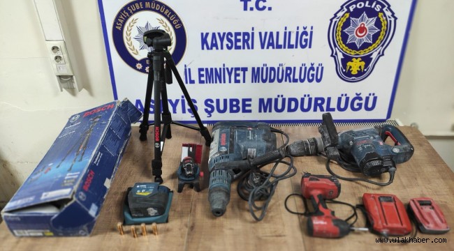 Kayseri'de hırsızlık operasyonu: 8 kişi gözaltında
