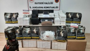 Kayseri'de kaçakçılık operasyonu: 1 gözaltı