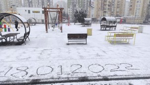 Kayseri'de kar yağışı başladı