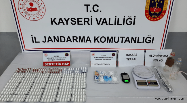 Kayseri'de uyuşturucu operasyonu: 1 gözaltı