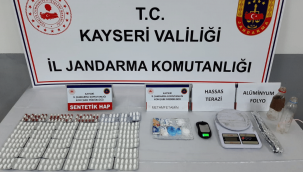 Kayseri'de uyuşturucu operasyonu: 1 gözaltı