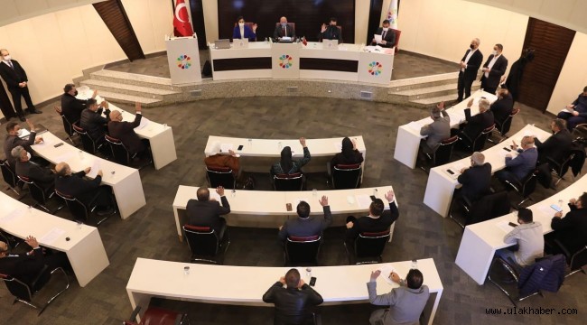 Kocasinan Belediyesi'nde 2021 yılının ilk meclis toplantısını yapıldı