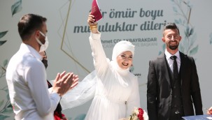 Kocasinan'da, 2021 yılında 3 bin 252 çift evlendi