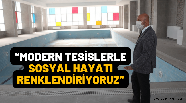 Kocasinan'dan 'erkeklere özel' tam donanımlı sosyal tesis