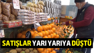 Meyve ve sebze satışlarında büyük düşüş