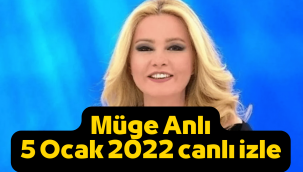 Müge Anlı 5 Ocak 2022 Çarşamba canlı full tek parça ATV Youtube izle