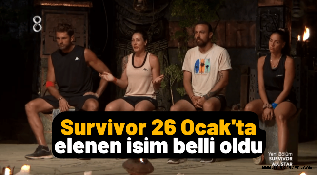 Survivor 26 Ocak kim elendi, eleme adayları kim?