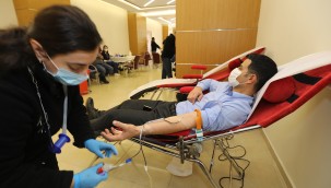 Talas Belediyesi çalışanları kan verdi