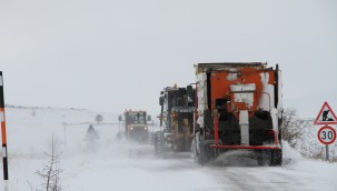 Talas Belediyesi'nin kış çalışmaları aralıksız sürüyor