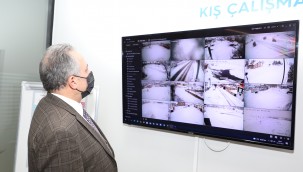 Talas'ta kış çalışmaları bu merkezden koordine ediliyor