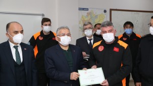 Vali Günaydın ile Başkan Büyükkılıç'tan görevlilere moral ve yeni yıl ziyareti