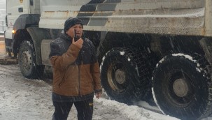 Başkan Büyükkılıç, karla mücadele çalışmalarını sahada takip etti