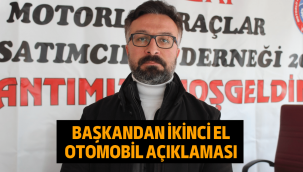 Galericiler Sitesi Başkanı Metin Tuzcuoğlu, ikinci el araç fiyatları hakkında konuştu