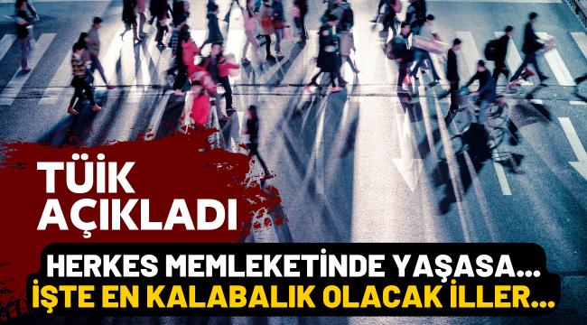 Herkes memleketinde yaşasa en kalabalık iller hangisi olurdu?