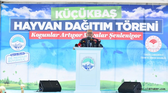 Kayseri Büyükşehir Belediyesi, 3 bin 200 küçükbaş dağıtacak