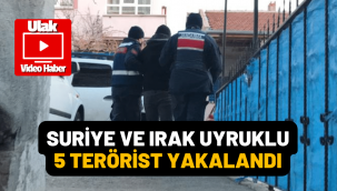 Kayseri'de DEAŞ terör örgütü şüphelisi 5 kişi yakalandı