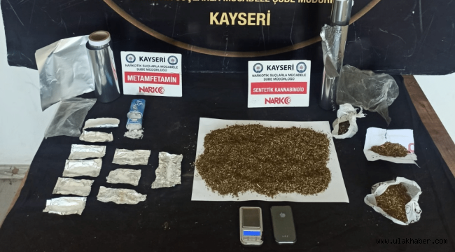 Kayseri'de uyuşturucu operasyonu: 1 gözaltı