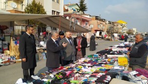 YRP Kocasinan İlçe Başkanı Mehmet Atıcı'dan esnaf ziyareti