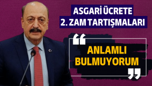 Bakan Vedat Bilgin'den asgari ücrete 2. zam hakkında açıklama