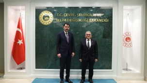 Başkan Büyükkılıç, Ankara'da Bakan Kurum ile projeleri görüştü