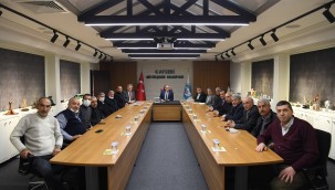 Başkan Büyükkılıç Melikgazi muhtarlarını dinledi