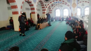 Camide çığ eğitimi verildi