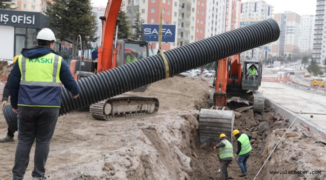 KASKİ'den, Talas'a yaklaşık 15 milyon TL'lik altyapı yatırımı