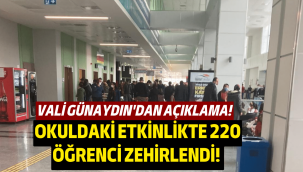 Kayseri'de 220 öğrenci zehirlendi!
