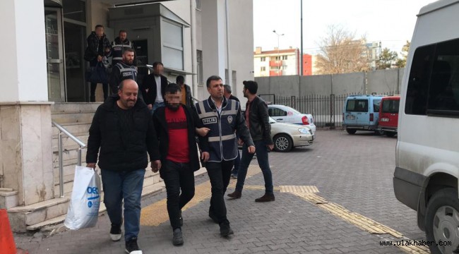 Kayseri'de çeşitli suçlardan aranan 14 kişiden 7'si tutuklandı